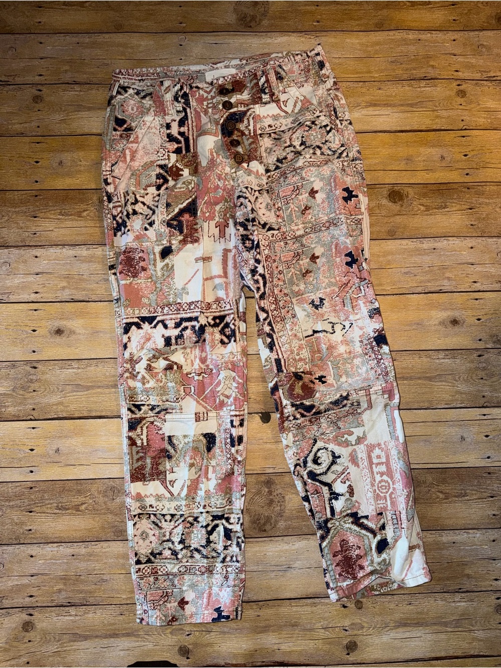 Anthropologie Patchwork Pants - size 10